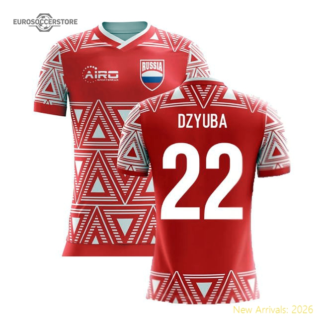 2025-2026 Russia Airo Concept Home Shirt (Dzyuba 22)-Football Jersey Hub