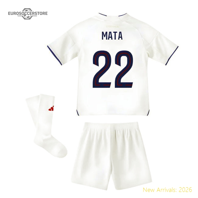 2025-2026 Olympique Lyon Home Mini Kit (Mata 22)-Football Jersey Hub
