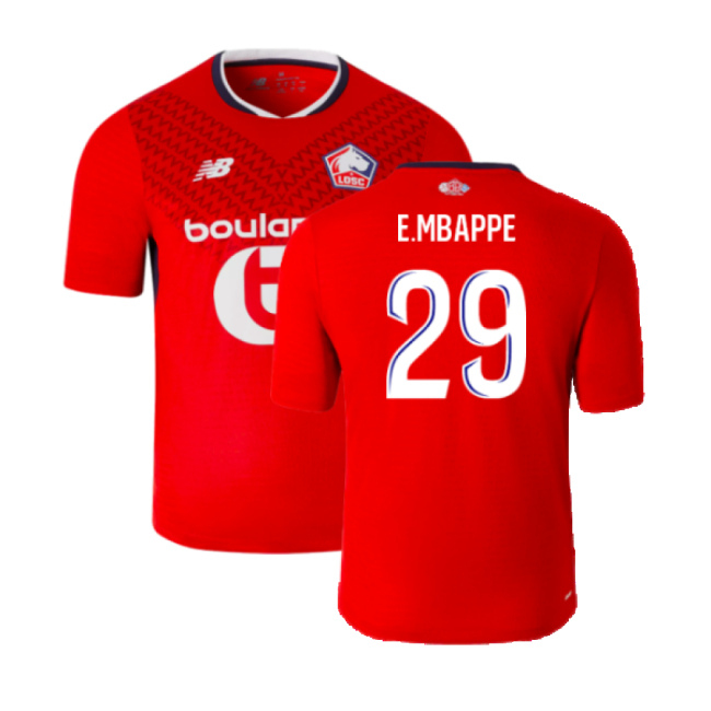 2024-2025 Lille LOSC Home Shirt (Kids) (E.Mbappe 29)-Football Jersey Hub