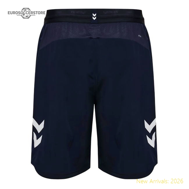 2024-2025 Denmark Pro Woven Shorts (Marine)-Football Jersey Hub