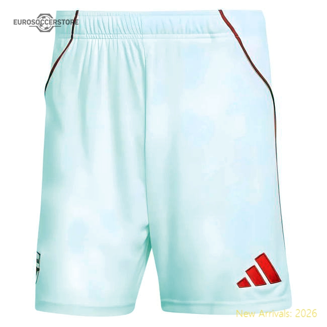 2025-2026 Arsenal Home Shorts (White)-Football Jersey Hub