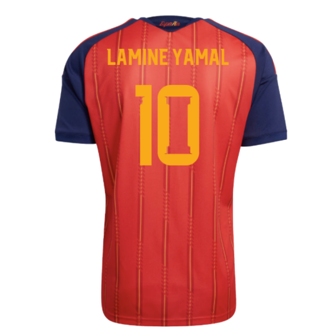 2026-2027 Spain Home Shirt (Lamine Yamal 10)-Football Jersey Hub