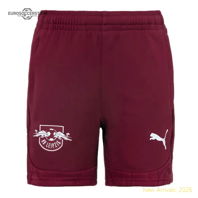 2024-2025 Red Bull Leipzig Training Shorts (Dark Jasper)-Football Jersey Hub