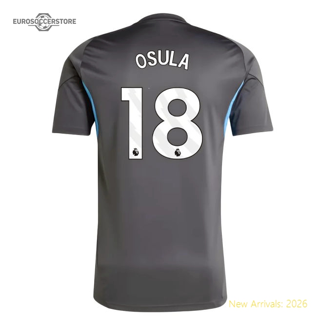 2025-2026 Newcastle Training Shirt (Grey) (Osula 18)-Football Jersey Hub