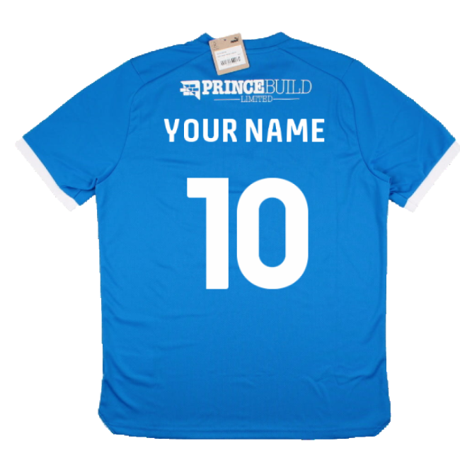 2023-2024 Peterborough United Home Shirt (Your Name)-Football Jersey Hub