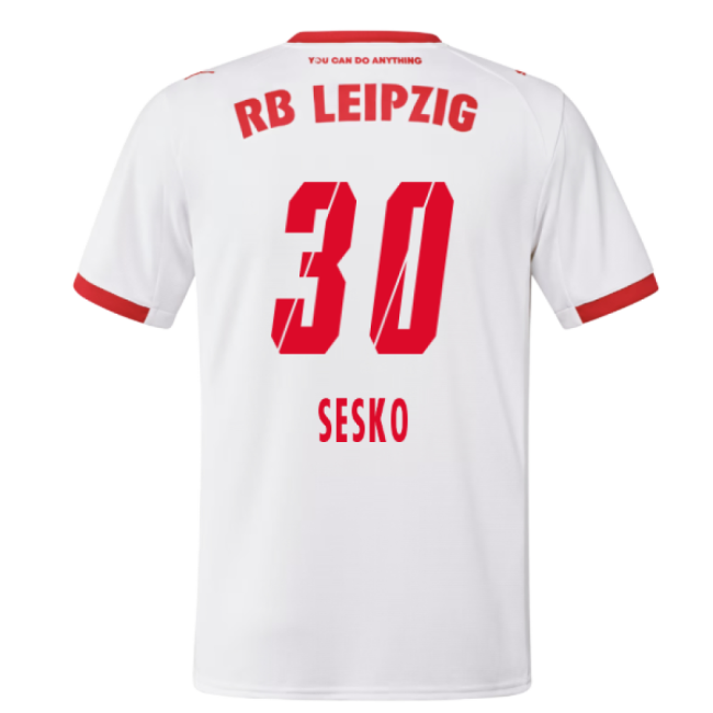 2025-2026 Red Bull Leipzig Home Shirt (Sesko 30)-Football Jersey Hub