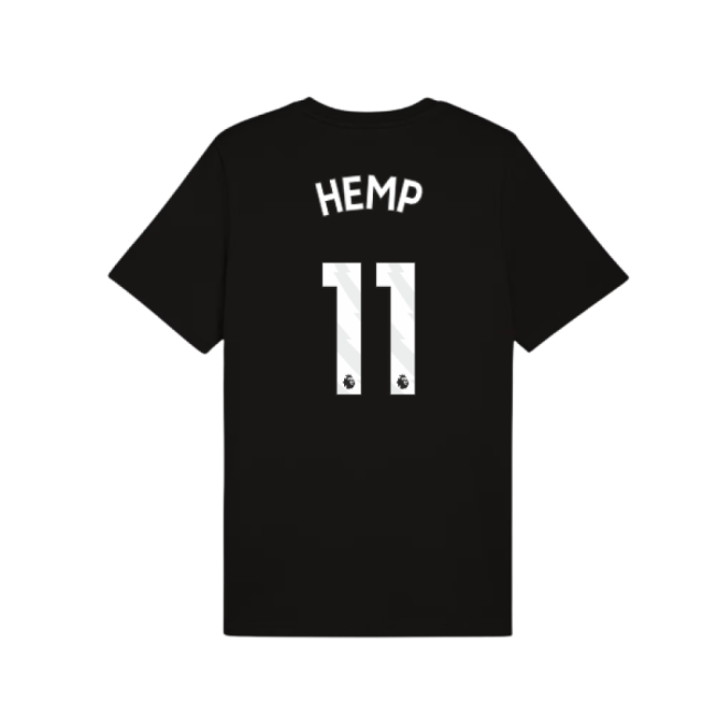 2025-2026 Man City FtblESS Tee (Black) (Hemp 11)-Football Jersey Hub