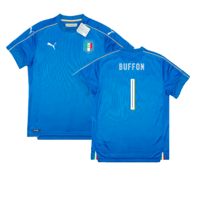 2016-2017 Italy Home Shirt (Buffon 1)-Football Jersey Hub