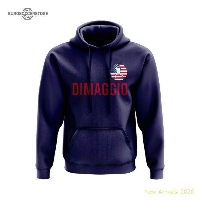 Joe DiMaggio USA Name Hoody (Navy)-Football Jersey Hub