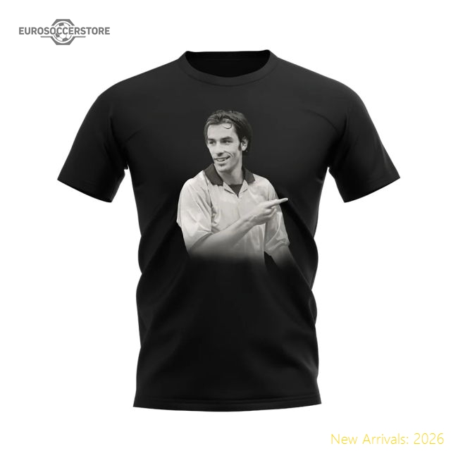 Robert Pires Arsenal Legend T-Shirt (Black)-Football Jersey Hub
