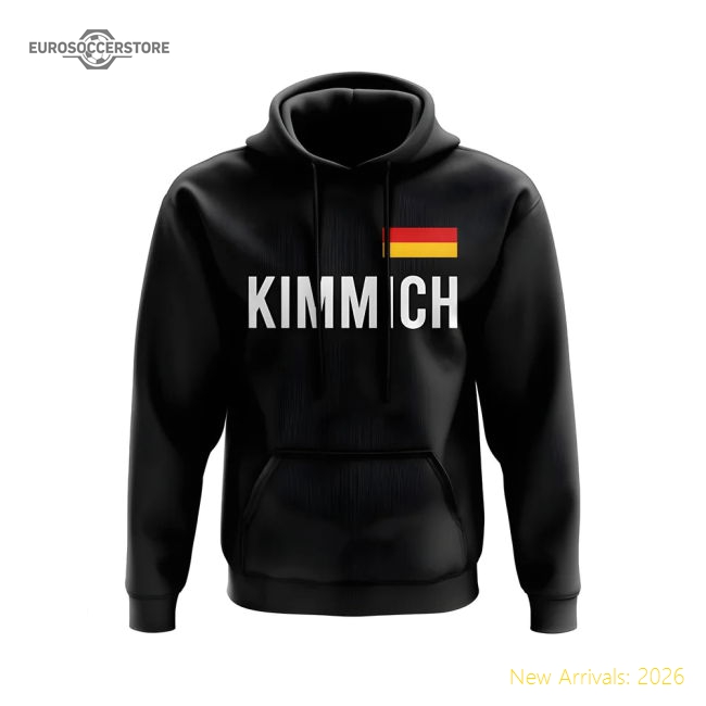 Joshua Kimmich Germany Name Hoody (Black)-Football Jersey Hub
