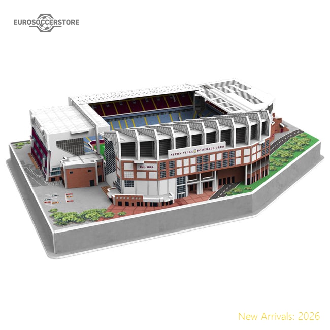 Aston Villa FC 3D Stadium Puzzle-Football Jersey Hub