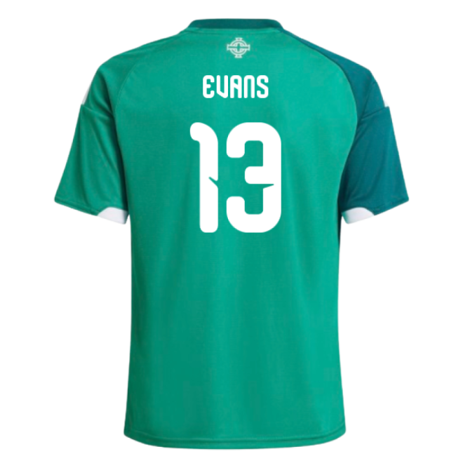 2026-2027 Northern Ireland Home Shirt (Kids) (Evans 13)-Football Jersey Hub