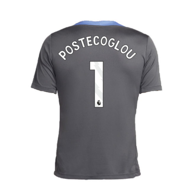 2024-2025 Tottenham Dri-Fit Strike Training Shirt (Dark Grey) (Postecoglou 1)-Football Jersey Hub