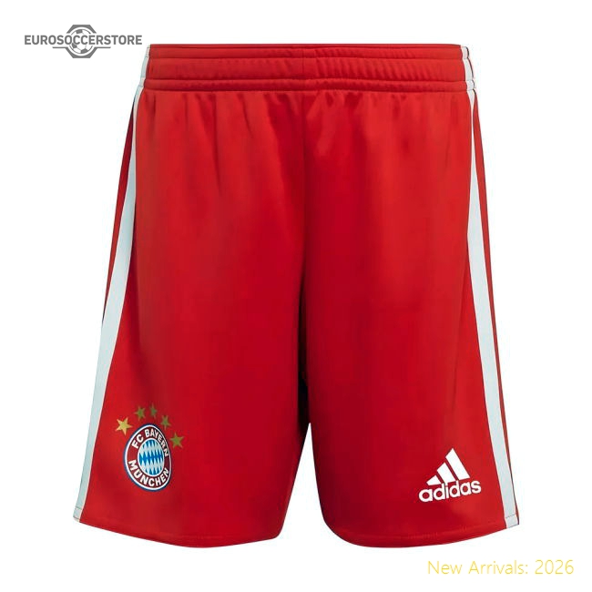 2022-2023 Bayern Munich Home Shorts (Red)-Football Jersey Hub