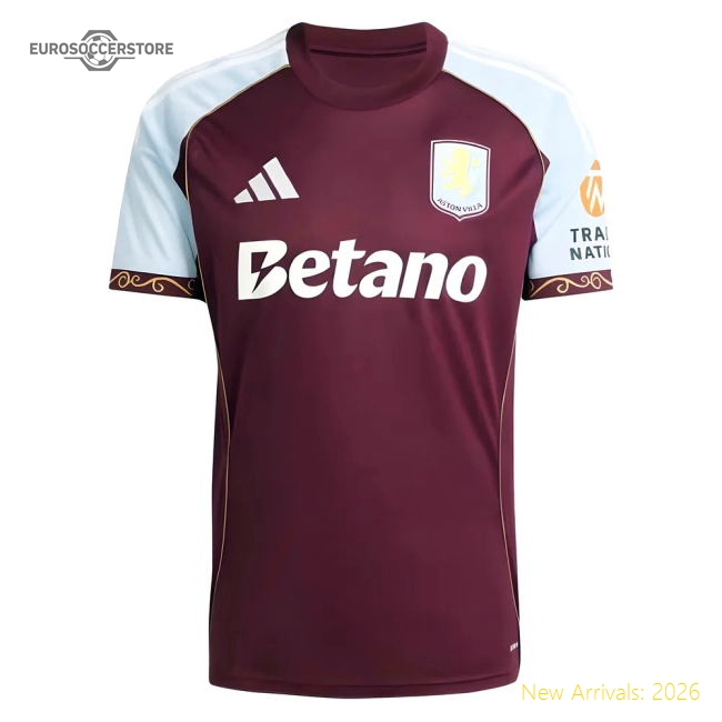 2025-2026 Aston Villa Home Shirt-Football Jersey Hub