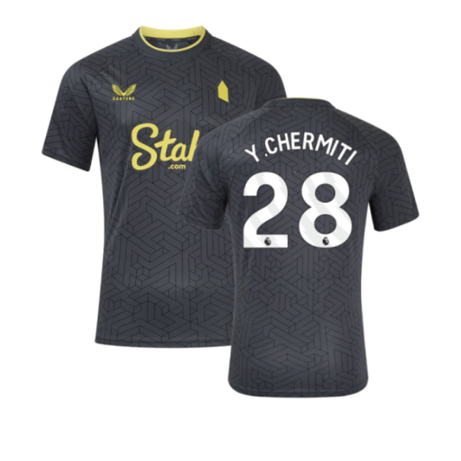 2024-2025 Everton Away Shirt (Y.Chermiti 28)-Football Jersey Hub
