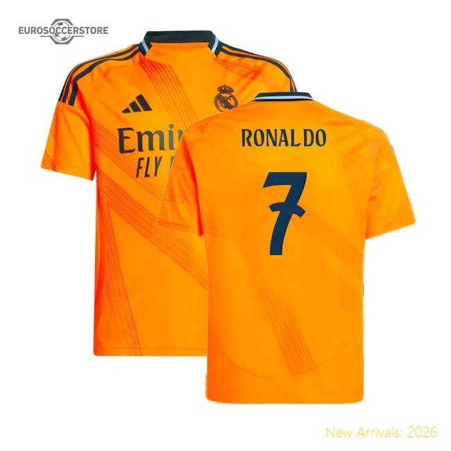 2024-2025 Real Madrid Away Shirt (Kids) (Ronaldo 7)-Football Jersey Hub