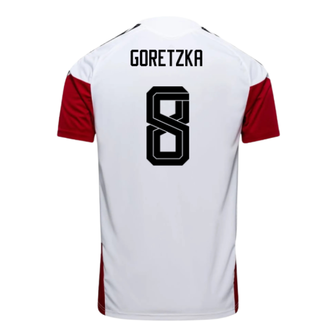 2026-2027 Germany Training Jersey (White) (Goretzka 8)-Football Jersey Hub
