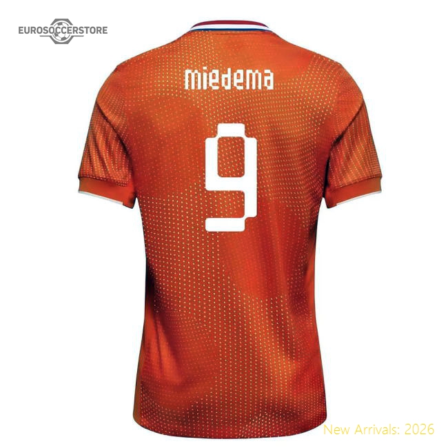 2025-2026 Netherlands Womens Team Shirt (Kids) (Miedema 9)-Football Jersey Hub