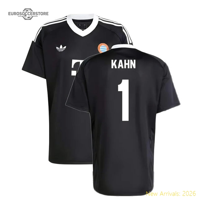 2024-2025 Bayern Munich Third Goalkeeper Shirt (Black) (Kahn 1)-Football Jersey Hub