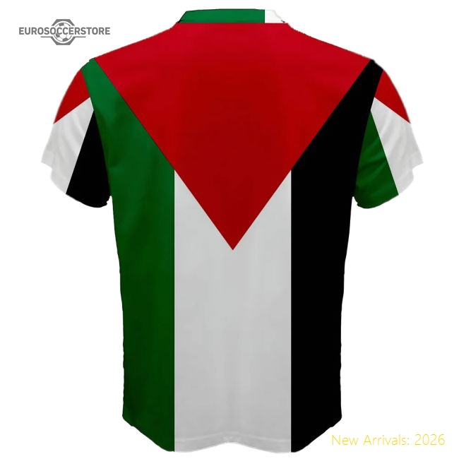 Palestine Flag Sublimated Sports Jersey-Football Jersey Hub