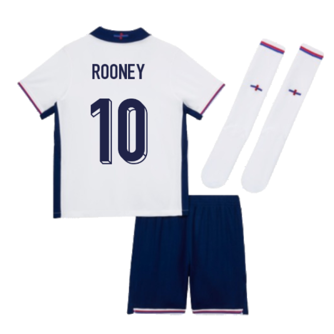 2024-2025 England Home Mini Kit (Rooney 10)-Football Jersey Hub