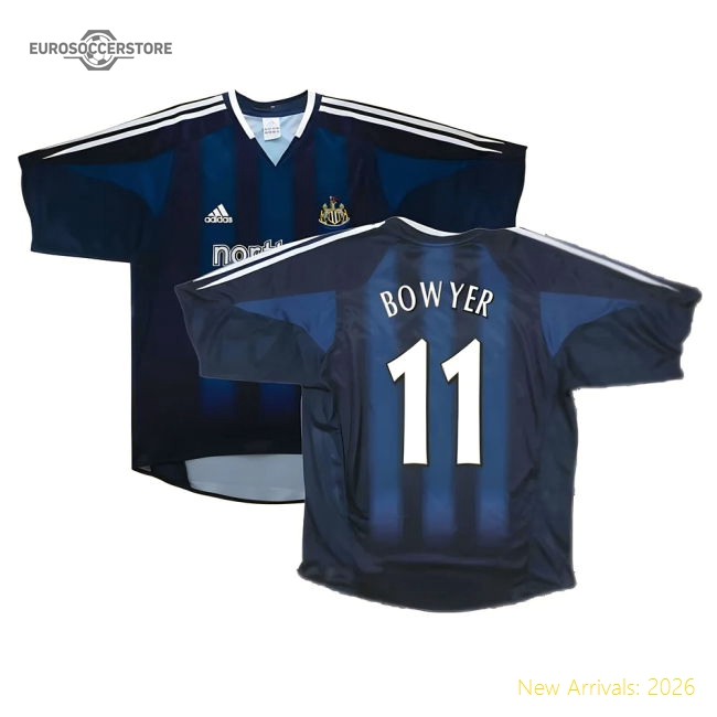 Newcastle United 2004-05 Away Shirt ((Excellent) S) (Bowyer 11)-Football Jersey Hub