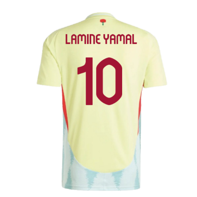 2024-2025 Spain Away Shirt (Lamine Yamal 10)-Football Jersey Hub