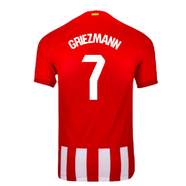 2023-2024 Atletico Madrid Home Shirt (Griezmann 7)-Football Jersey Hub