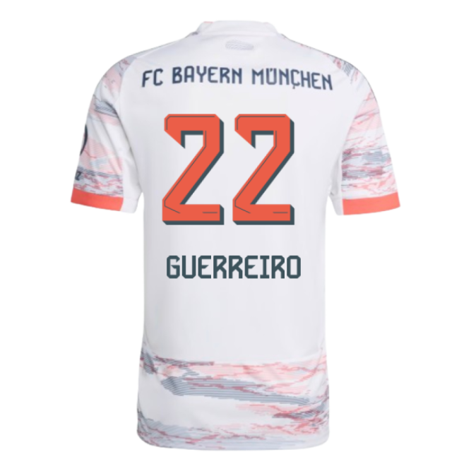 2025-2026 Bayern Munich Away Shirt (Guerreiro 22)-Football Jersey Hub