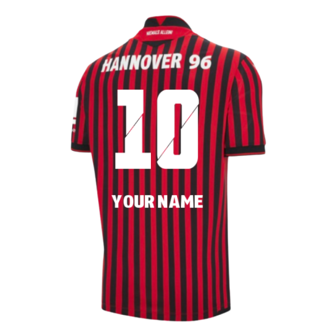 2025-2026 Hannover 96 Home Shirt (Your Name)-Football Jersey Hub