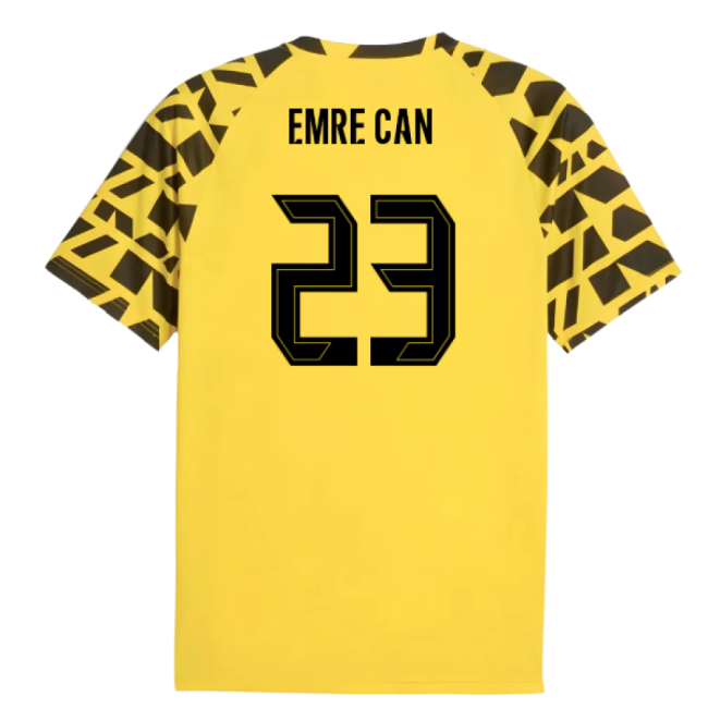 2025-2026 Borussia Dortmund Warm Up Jersey (Yellow) (Emre Can 23)-Football Jersey Hub