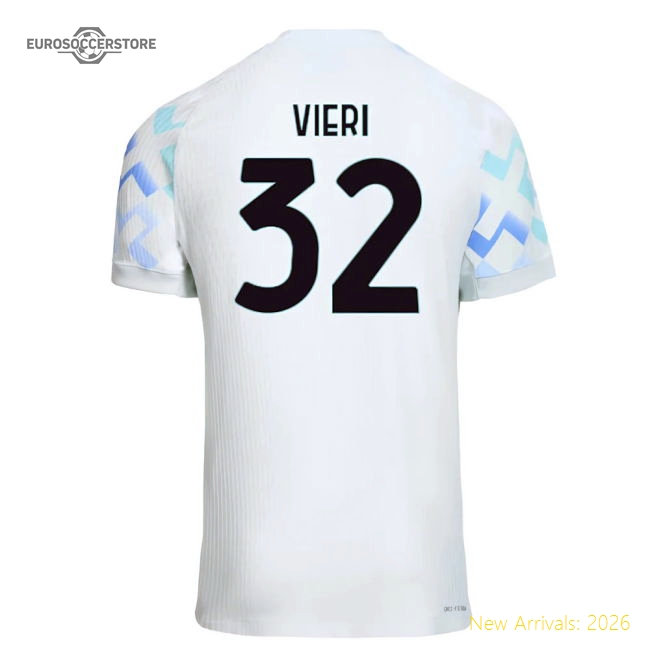 2025-2026 Inter Milan Authentic Away Shirt (Vieri 32)-Football Jersey Hub