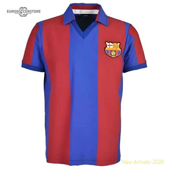 Barcelona 1980-1981 Retro Football Shirt-Football Jersey Hub
