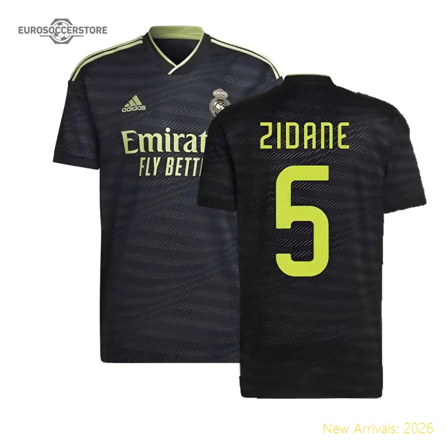 2022-2023 Real Madrid Third Shirt (ZIDANE 5)-Football Jersey Hub