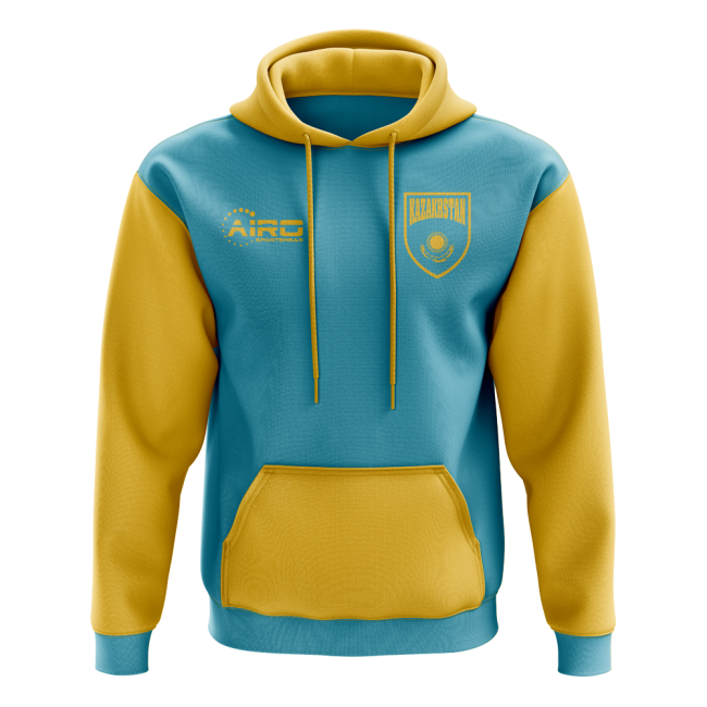 Kazakhstan Concept Country Football Hoody (Sky)-Football Jersey Hub