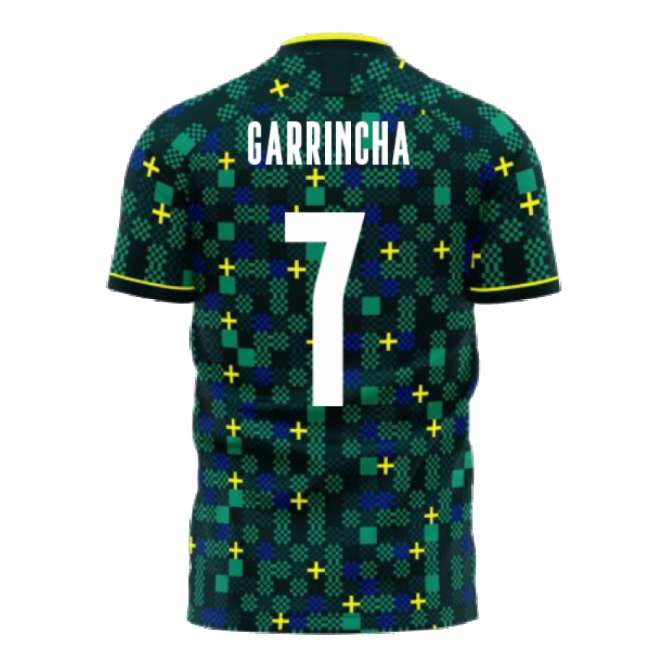 Brazil 2025-2026 Third Concept Football Kit (Libero) (GARRINCHA 7)-Football Jersey Hub