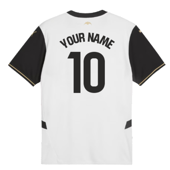 2024-2025 Valencia Home Shirt (Your Name)-Football Jersey Hub