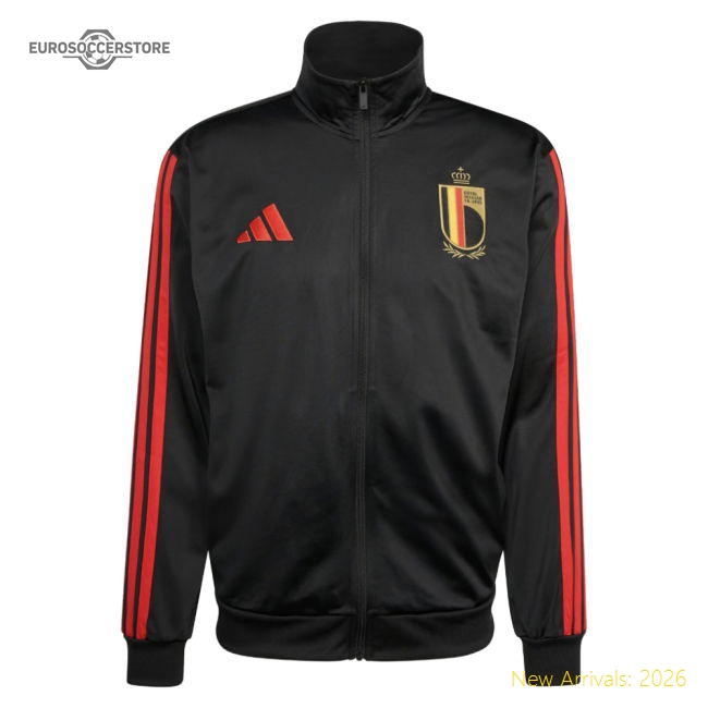 2026-2027 Belgium DNA Track Top (Black)-Football Jersey Hub