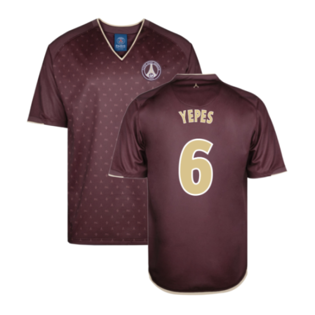 2006-2007 PSG Away Retro Shirt (Yepes 6)-Football Jersey Hub
