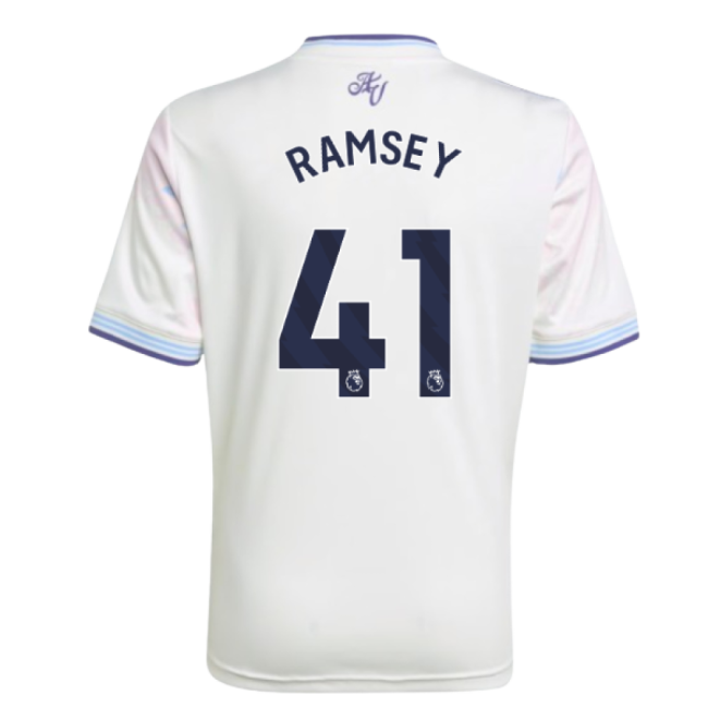 2025-2026 Aston Villa Third Shirt - Kids (Ramsey 41)-Football Jersey Hub
