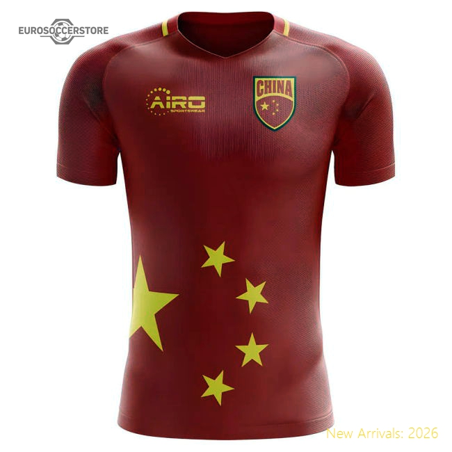 2025-2026 China Home Concept Football Shirt - Womens-Football Jersey Hub
