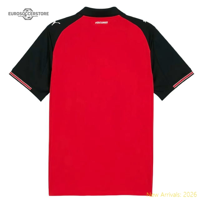 2025-2026 Stade Rennais Home Shirt-Football Jersey Hub