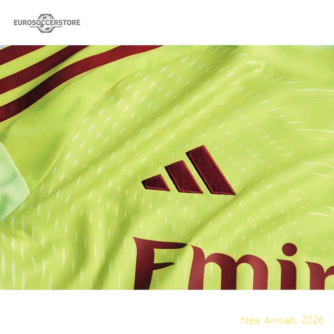 2025-2026 Arsenal Home Goalkeeper Shirt (Yellow) - Kids-Football Jersey Hub