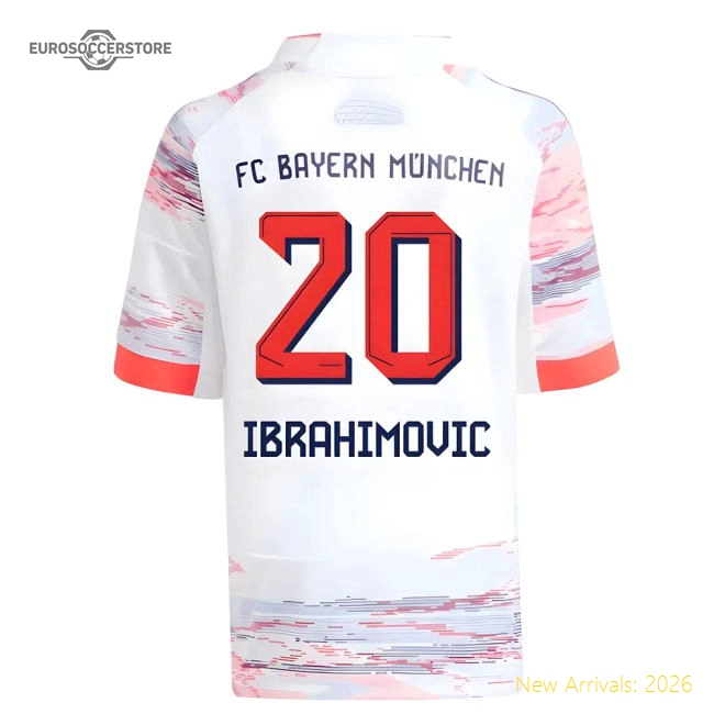 2025-2026 Bayern Munich Away Mini Kit (Ibrahimovic 20)-Football Jersey Hub