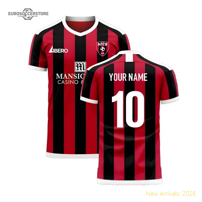 Bournemouth 2024-2025 Home Concept Football Kit (Libero) (Your Name)-Football Jersey Hub