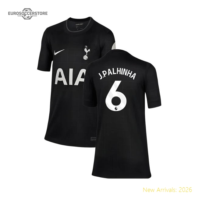 2025-2026 Tottenham Away Shirt (Kids) (J.Palhinha 6)-Football Jersey Hub