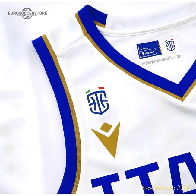 2025-2026 Italy FIP Basketball Home Jersey (White)-Football Jersey Hub