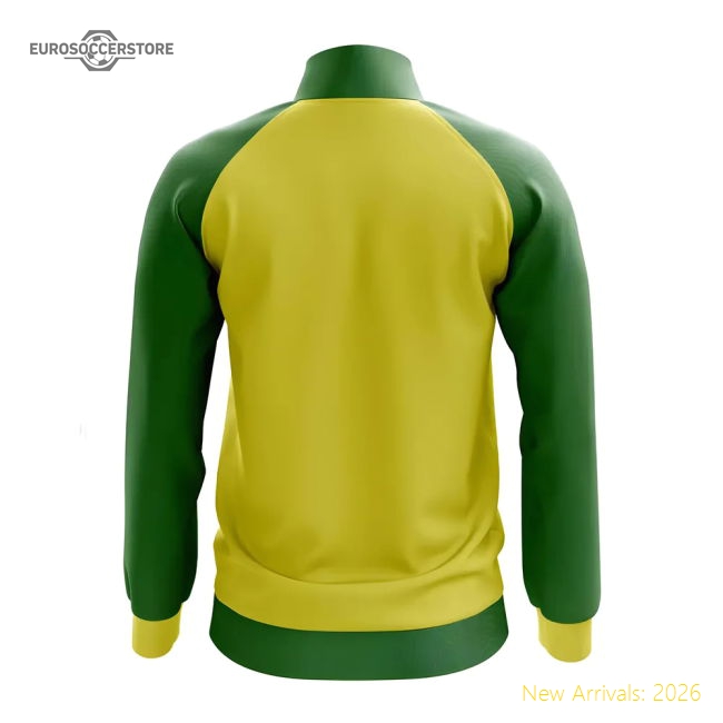 Senegal Concept Football Track Jacket (Yellow)-Football Jersey Hub